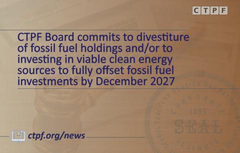 CTPF Divestiture of Fossil Fuel graphic