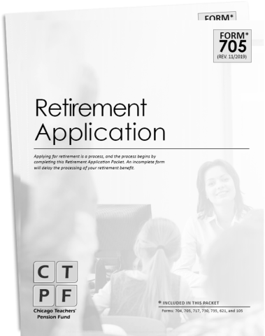 Retirement Application Cover Graphic