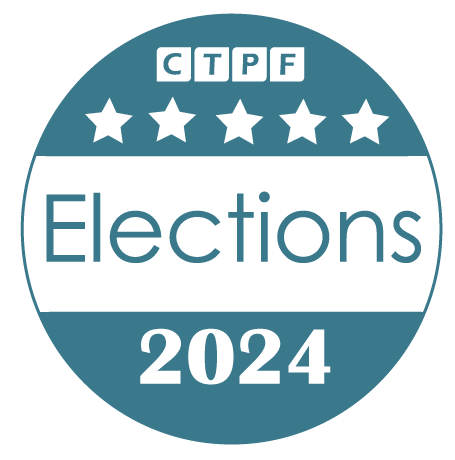 CTPF Trustee Election logo for 2024