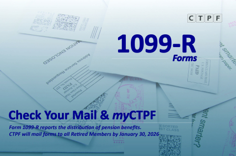 1099-R Forms mailed January 30, 2026 Graphic